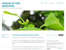 Tablet Screenshot of friendsoffiremountain.com